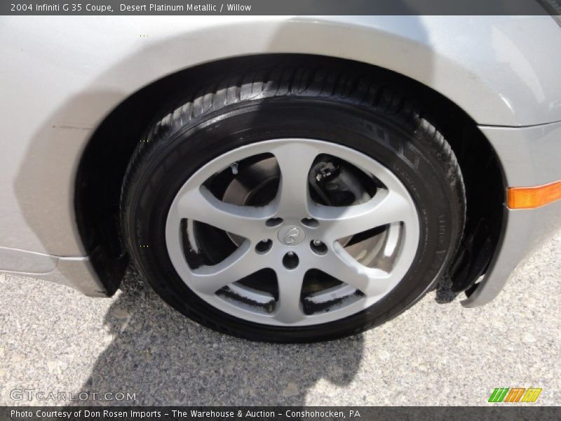 Desert Platinum Metallic / Willow 2004 Infiniti G 35 Coupe