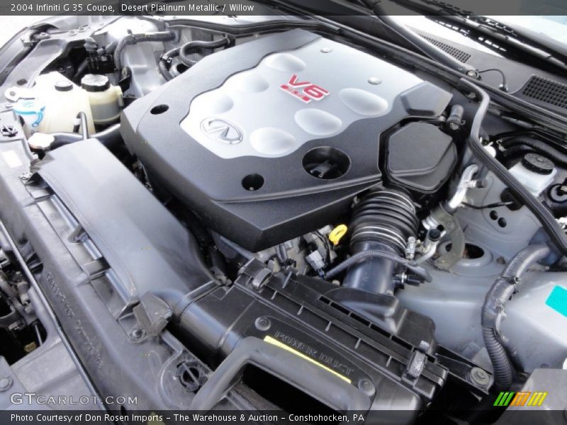 Desert Platinum Metallic / Willow 2004 Infiniti G 35 Coupe