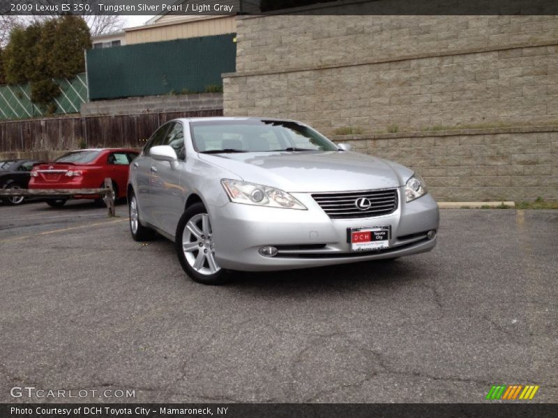 Tungsten Silver Pearl / Light Gray 2009 Lexus ES 350