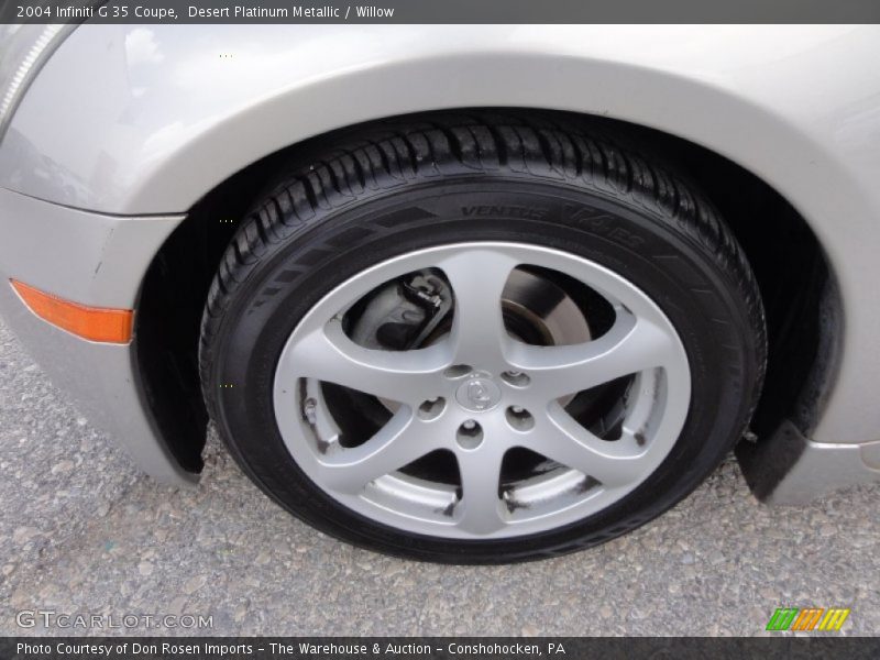 Desert Platinum Metallic / Willow 2004 Infiniti G 35 Coupe