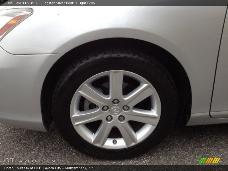 Tungsten Silver Pearl / Light Gray 2009 Lexus ES 350