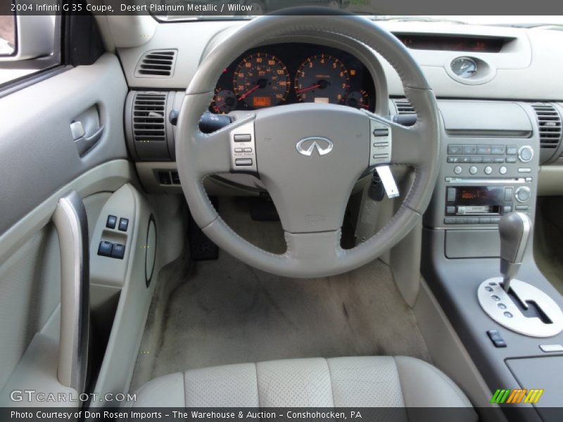Desert Platinum Metallic / Willow 2004 Infiniti G 35 Coupe