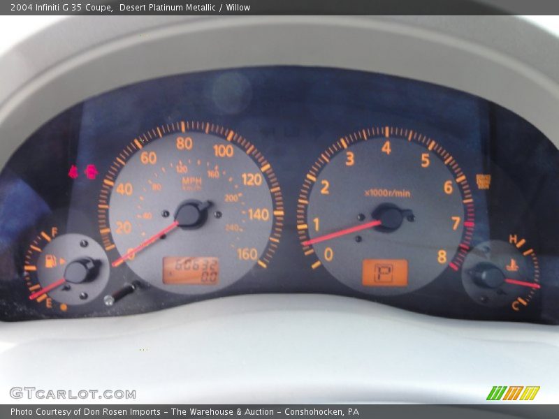 Desert Platinum Metallic / Willow 2004 Infiniti G 35 Coupe