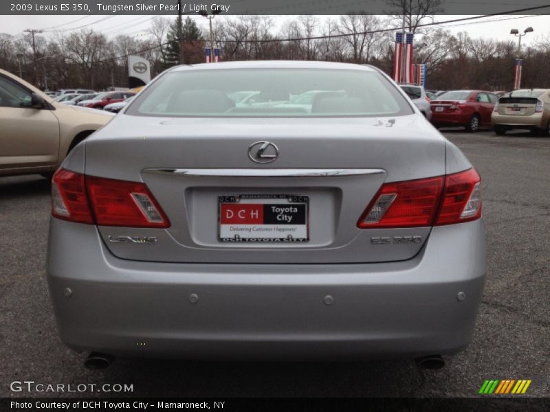 Tungsten Silver Pearl / Light Gray 2009 Lexus ES 350