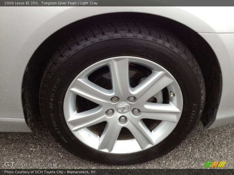 Tungsten Silver Pearl / Light Gray 2009 Lexus ES 350
