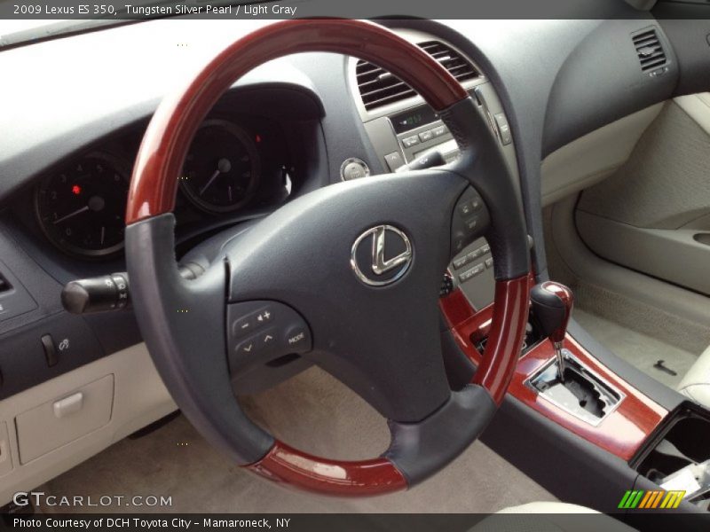 Tungsten Silver Pearl / Light Gray 2009 Lexus ES 350