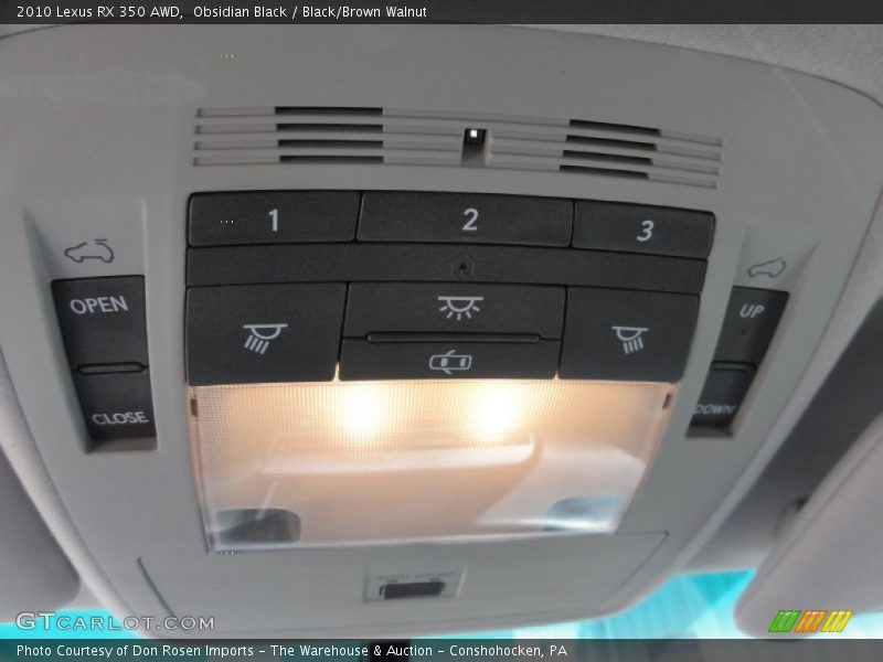 Obsidian Black / Black/Brown Walnut 2010 Lexus RX 350 AWD