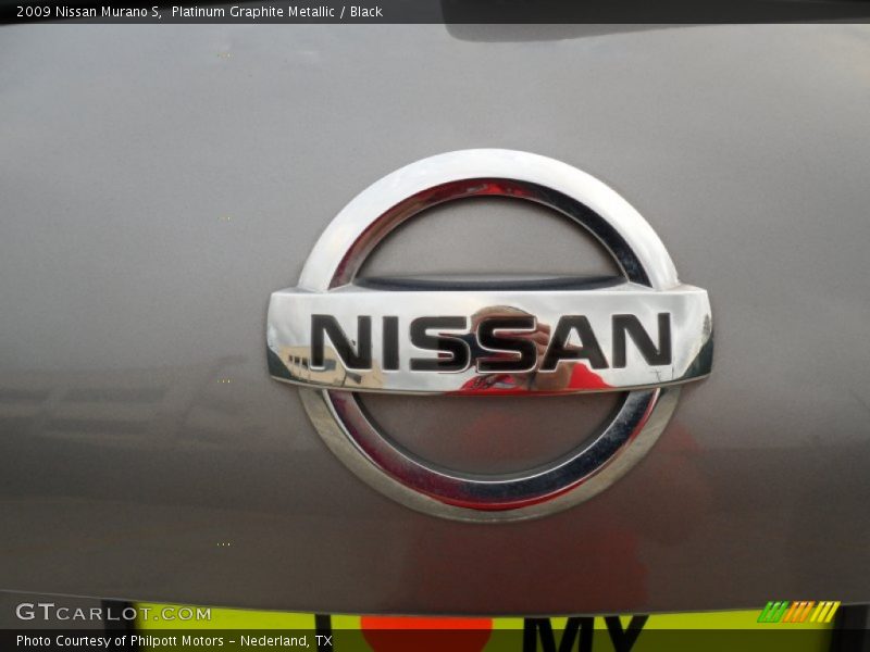 Platinum Graphite Metallic / Black 2009 Nissan Murano S
