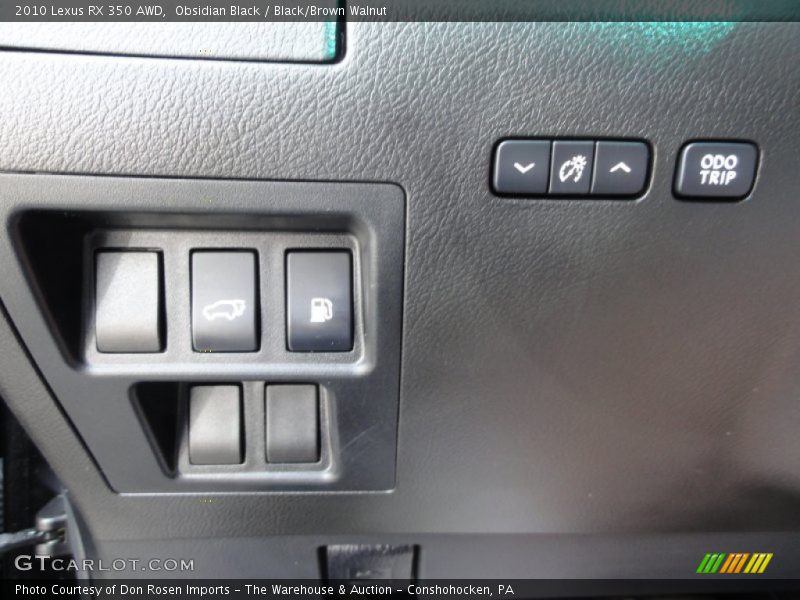 Obsidian Black / Black/Brown Walnut 2010 Lexus RX 350 AWD