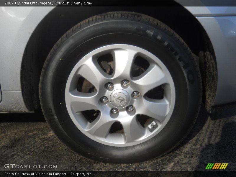 Stardust Silver / Gray 2007 Hyundai Entourage SE
