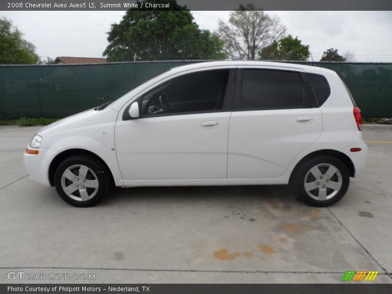 Summit White / Charcoal 2008 Chevrolet Aveo Aveo5 LS