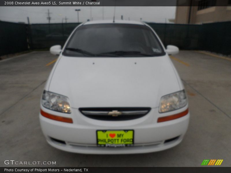 Summit White / Charcoal 2008 Chevrolet Aveo Aveo5 LS