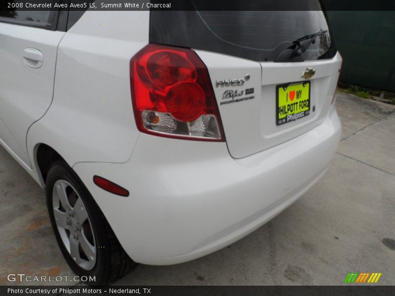 Summit White / Charcoal 2008 Chevrolet Aveo Aveo5 LS