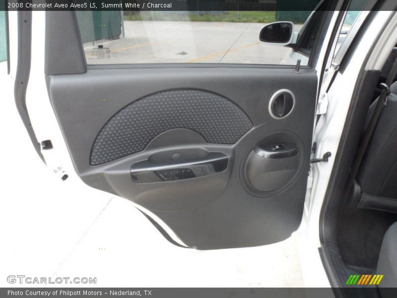Summit White / Charcoal 2008 Chevrolet Aveo Aveo5 LS