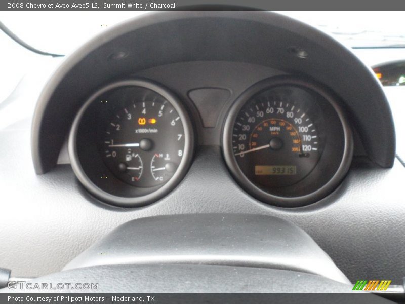 Summit White / Charcoal 2008 Chevrolet Aveo Aveo5 LS