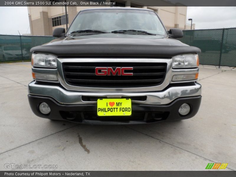 Onyx Black / Neutral 2004 GMC Sierra 1500 SLE Extended Cab