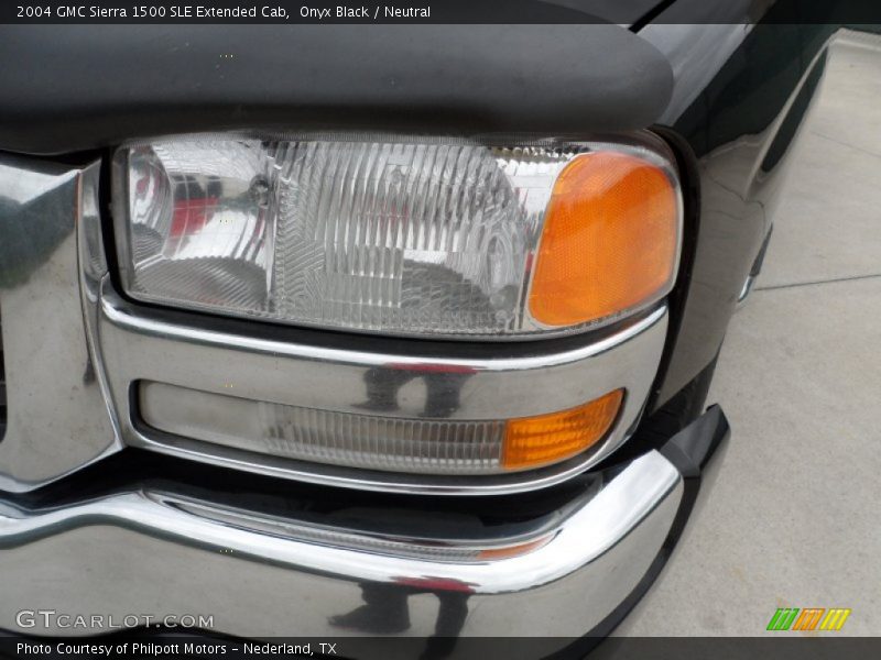 Onyx Black / Neutral 2004 GMC Sierra 1500 SLE Extended Cab