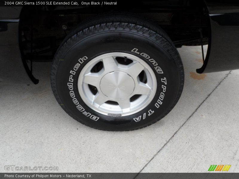 Onyx Black / Neutral 2004 GMC Sierra 1500 SLE Extended Cab