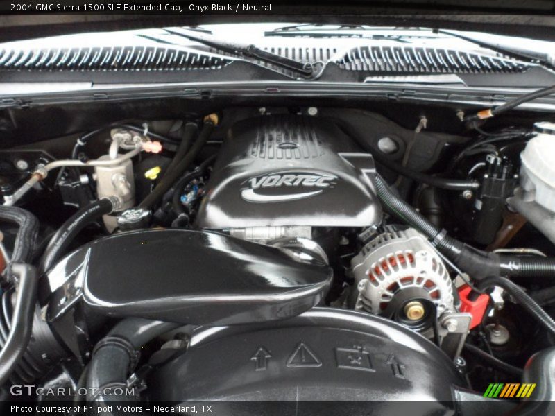 Onyx Black / Neutral 2004 GMC Sierra 1500 SLE Extended Cab