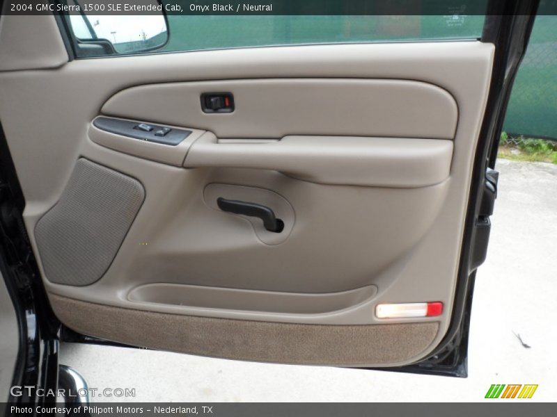 Onyx Black / Neutral 2004 GMC Sierra 1500 SLE Extended Cab