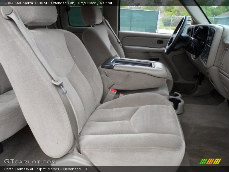 Onyx Black / Neutral 2004 GMC Sierra 1500 SLE Extended Cab
