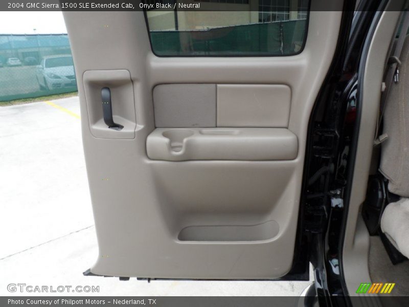 Onyx Black / Neutral 2004 GMC Sierra 1500 SLE Extended Cab