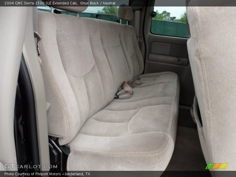 Onyx Black / Neutral 2004 GMC Sierra 1500 SLE Extended Cab