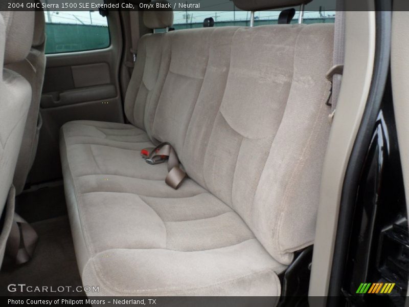 Onyx Black / Neutral 2004 GMC Sierra 1500 SLE Extended Cab