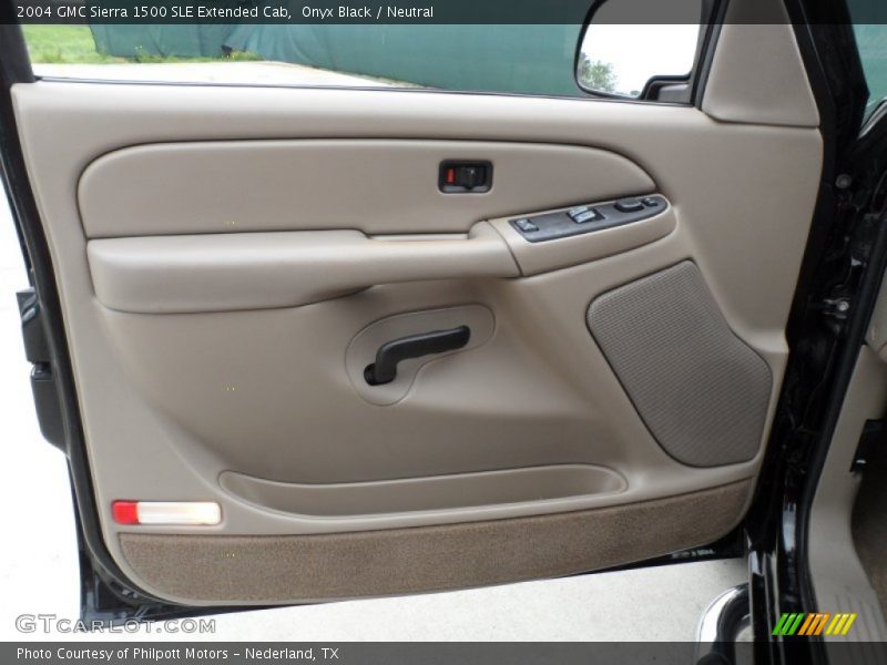 Onyx Black / Neutral 2004 GMC Sierra 1500 SLE Extended Cab