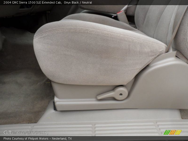 Onyx Black / Neutral 2004 GMC Sierra 1500 SLE Extended Cab