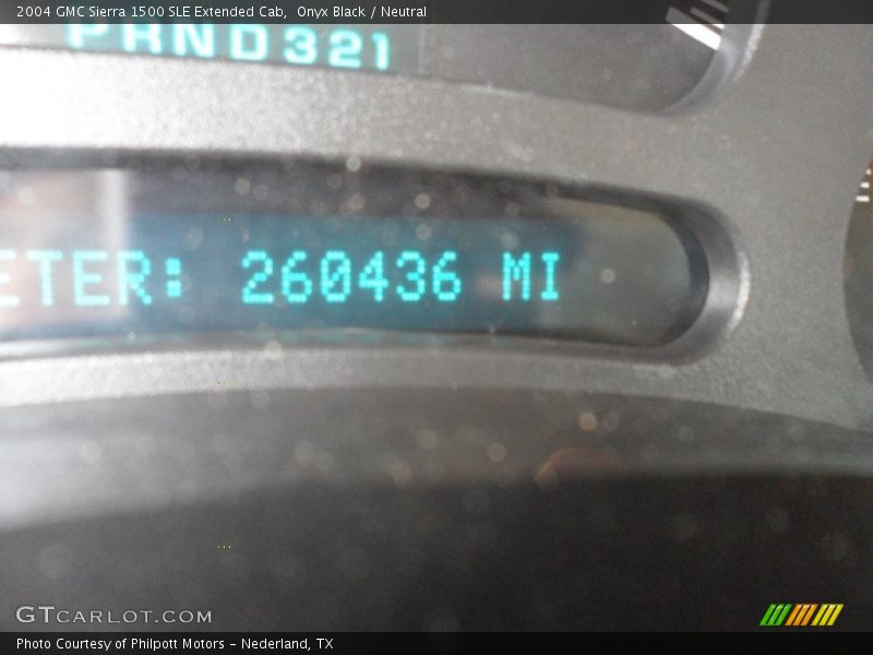 Onyx Black / Neutral 2004 GMC Sierra 1500 SLE Extended Cab