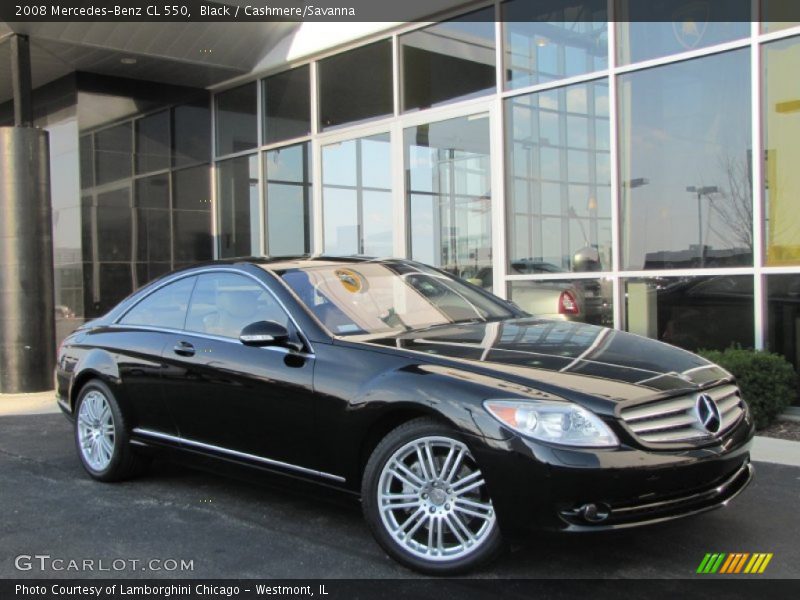 Black / Cashmere/Savanna 2008 Mercedes-Benz CL 550