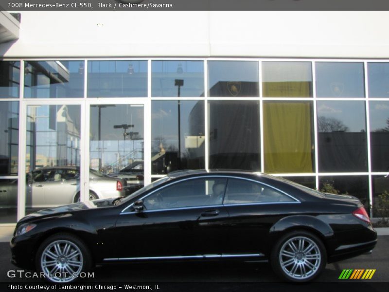 Black / Cashmere/Savanna 2008 Mercedes-Benz CL 550