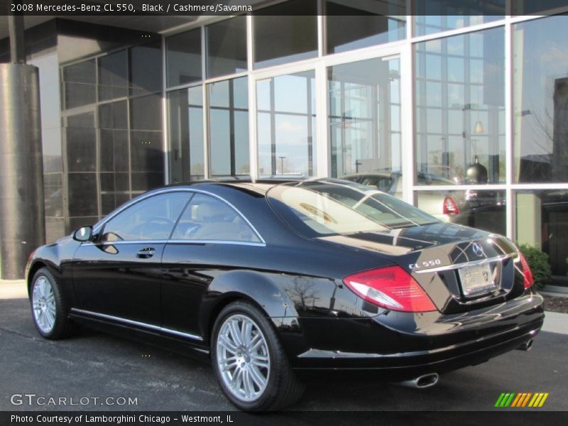 Black / Cashmere/Savanna 2008 Mercedes-Benz CL 550