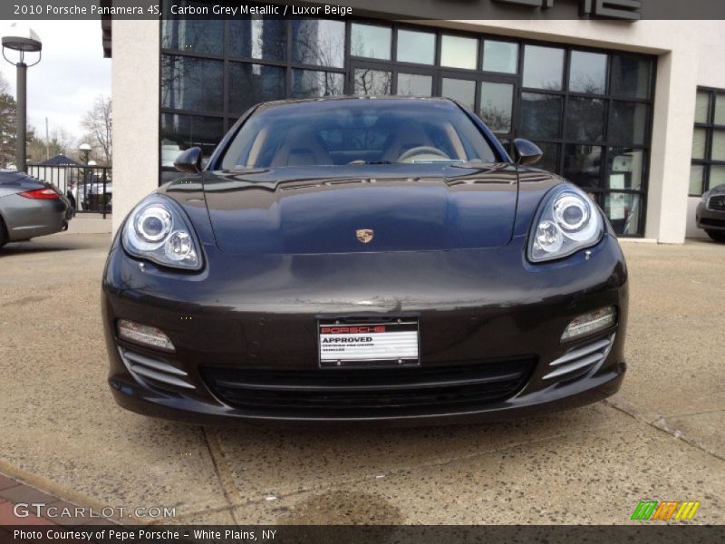 Carbon Grey Metallic / Luxor Beige 2010 Porsche Panamera 4S