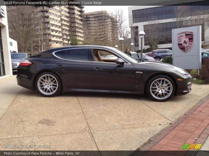 Carbon Grey Metallic / Luxor Beige 2010 Porsche Panamera 4S