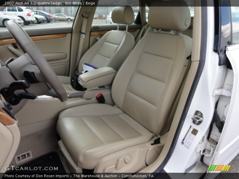 Ibis White / Beige 2007 Audi A4 3.2 quattro Sedan