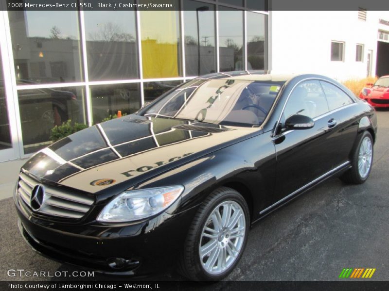 Black / Cashmere/Savanna 2008 Mercedes-Benz CL 550