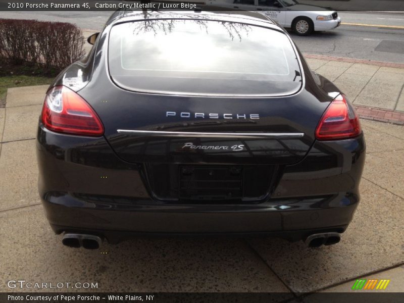 Carbon Grey Metallic / Luxor Beige 2010 Porsche Panamera 4S
