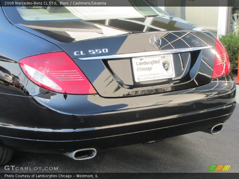 Black / Cashmere/Savanna 2008 Mercedes-Benz CL 550