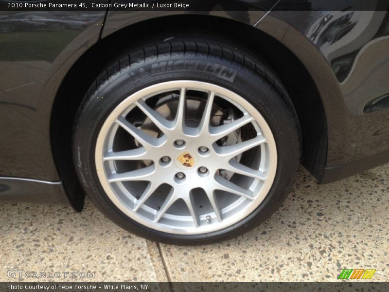 Carbon Grey Metallic / Luxor Beige 2010 Porsche Panamera 4S