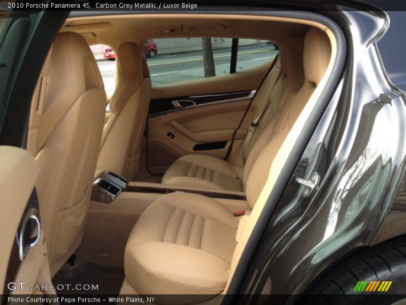 Carbon Grey Metallic / Luxor Beige 2010 Porsche Panamera 4S