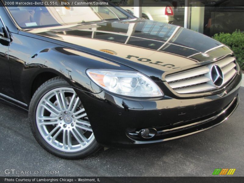 Black / Cashmere/Savanna 2008 Mercedes-Benz CL 550