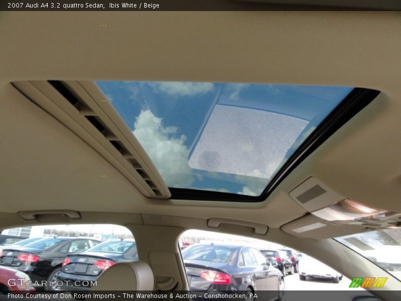 Ibis White / Beige 2007 Audi A4 3.2 quattro Sedan