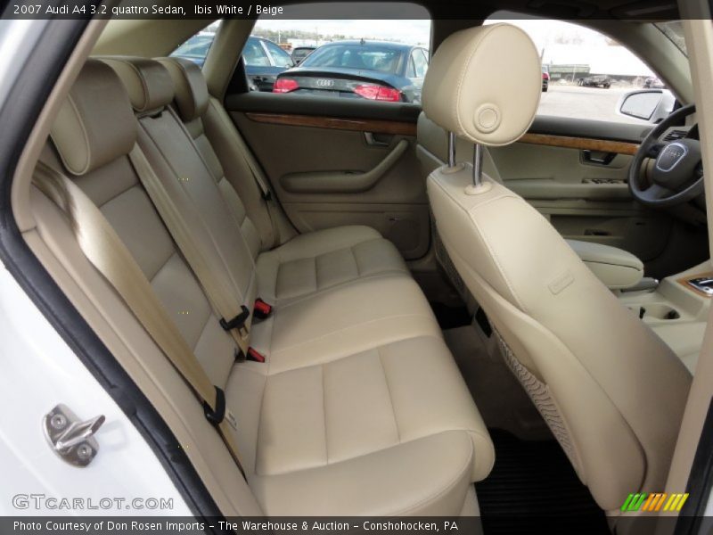 Ibis White / Beige 2007 Audi A4 3.2 quattro Sedan