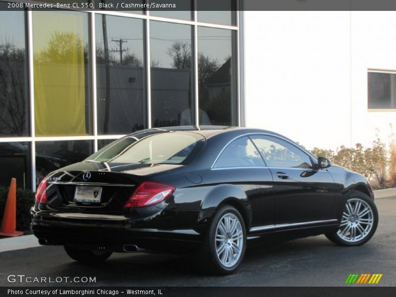 Black / Cashmere/Savanna 2008 Mercedes-Benz CL 550