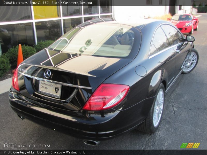 Black / Cashmere/Savanna 2008 Mercedes-Benz CL 550