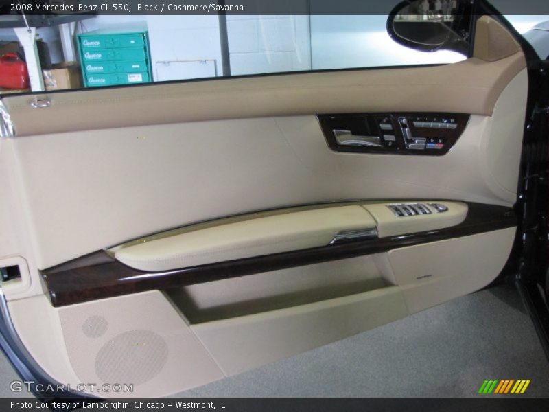 Black / Cashmere/Savanna 2008 Mercedes-Benz CL 550
