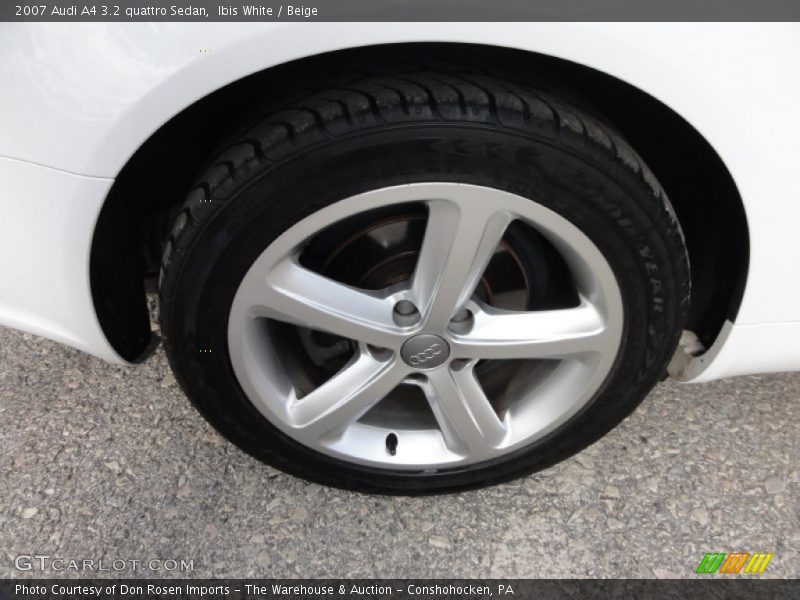 Ibis White / Beige 2007 Audi A4 3.2 quattro Sedan