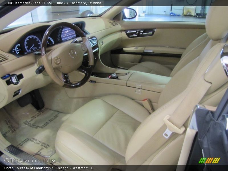 Black / Cashmere/Savanna 2008 Mercedes-Benz CL 550